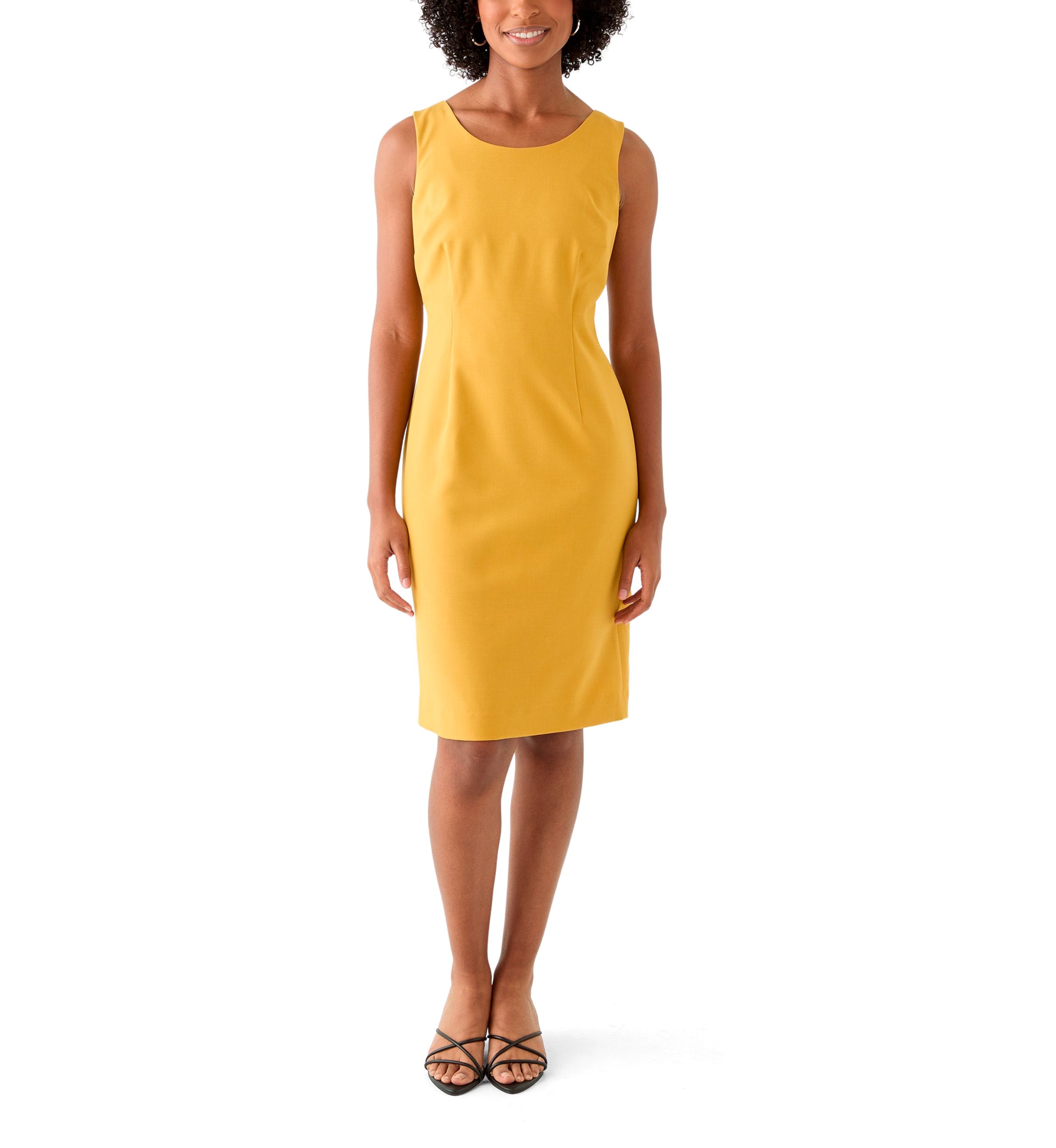 Shawl Collar Jacket & Basic Sheath Dress