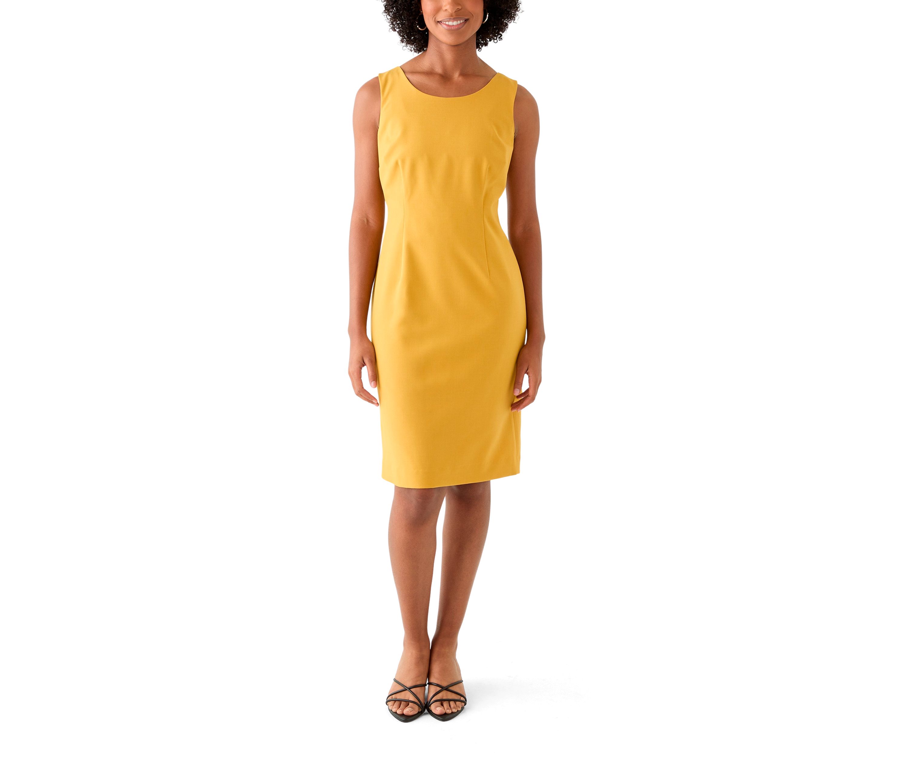 Shawl Collar Jacket & Basic Sheath Dress