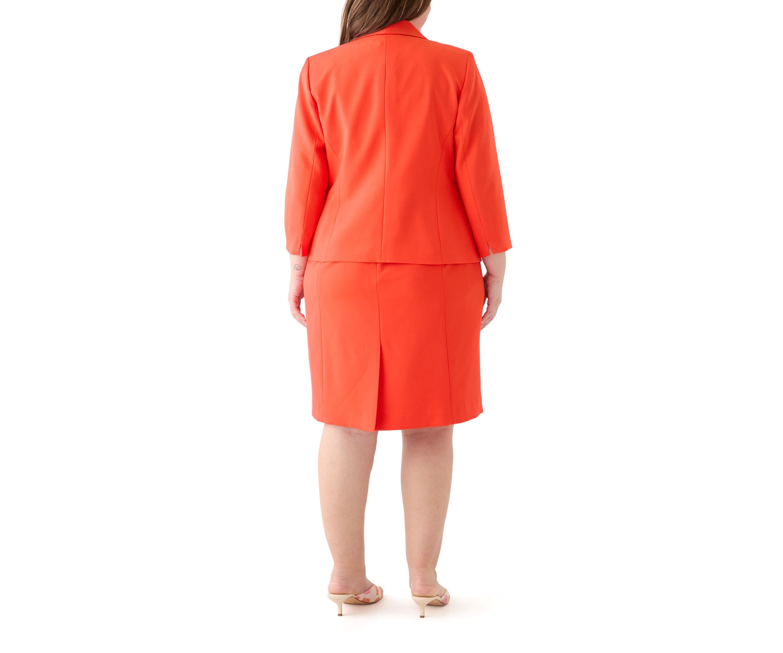 Shawl Collar Jacket & Basic Sheath Dress