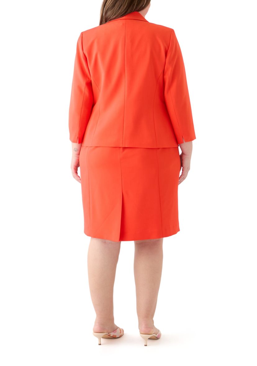 Shawl Collar Jacket & Basic Sheath Dress
