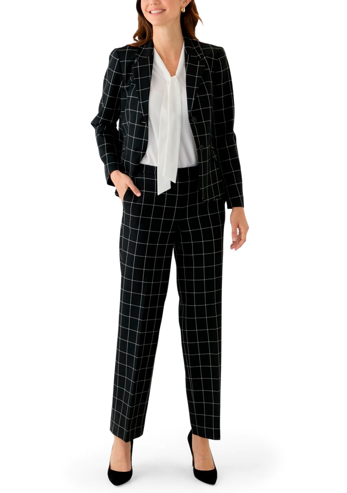 Two Button Jacket & Fly Front Pant