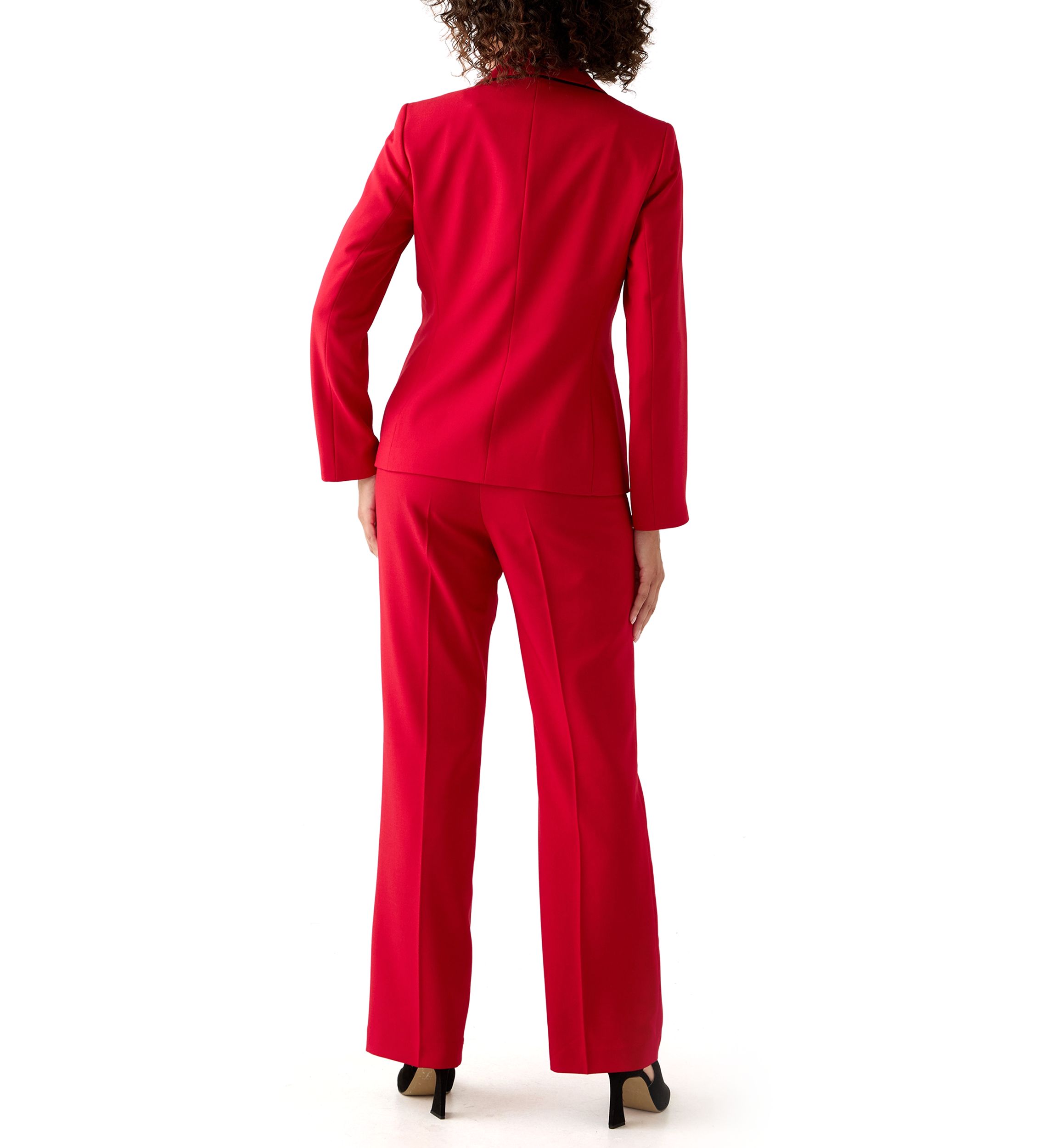 Two Button Jacket with Contrast Piping
