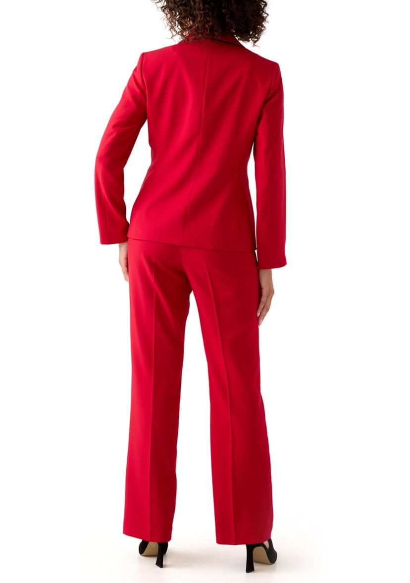 Two Button Jacket with Contrast Piping