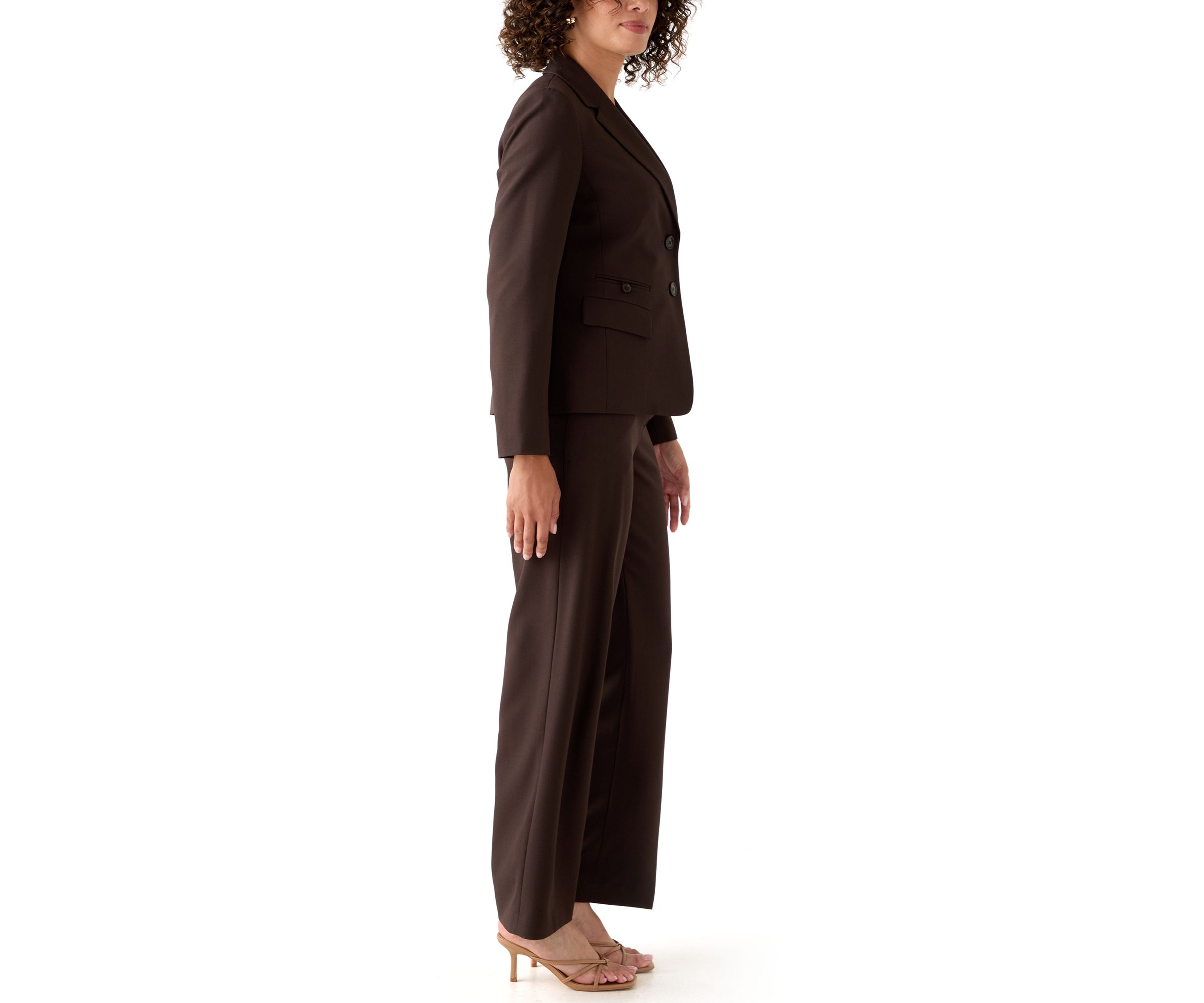 Four Pocket Jacket & Wide Leg Pant