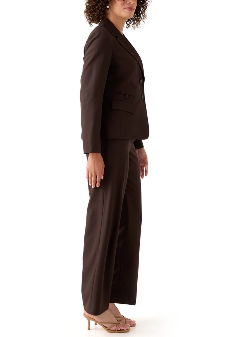 Four Pocket Jacket & Wide Leg Pant