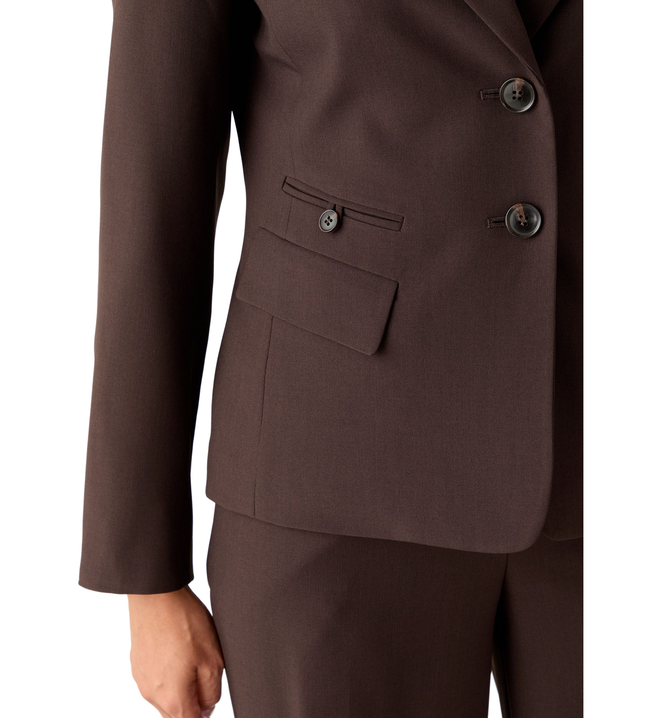 Four Pocket Jacket & Wide Leg Pant