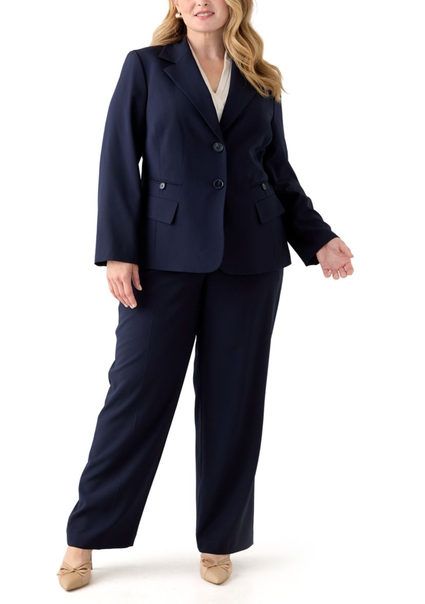 Four Pocket Jacket & Wide Leg Pant