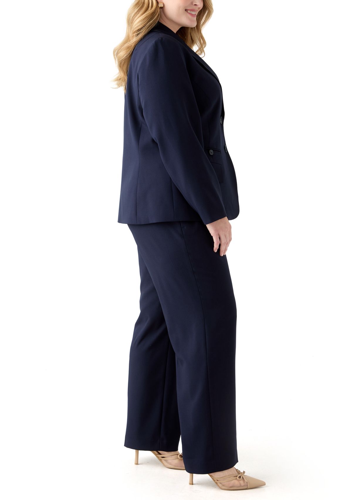 Four Pocket Jacket & Wide Leg Pant