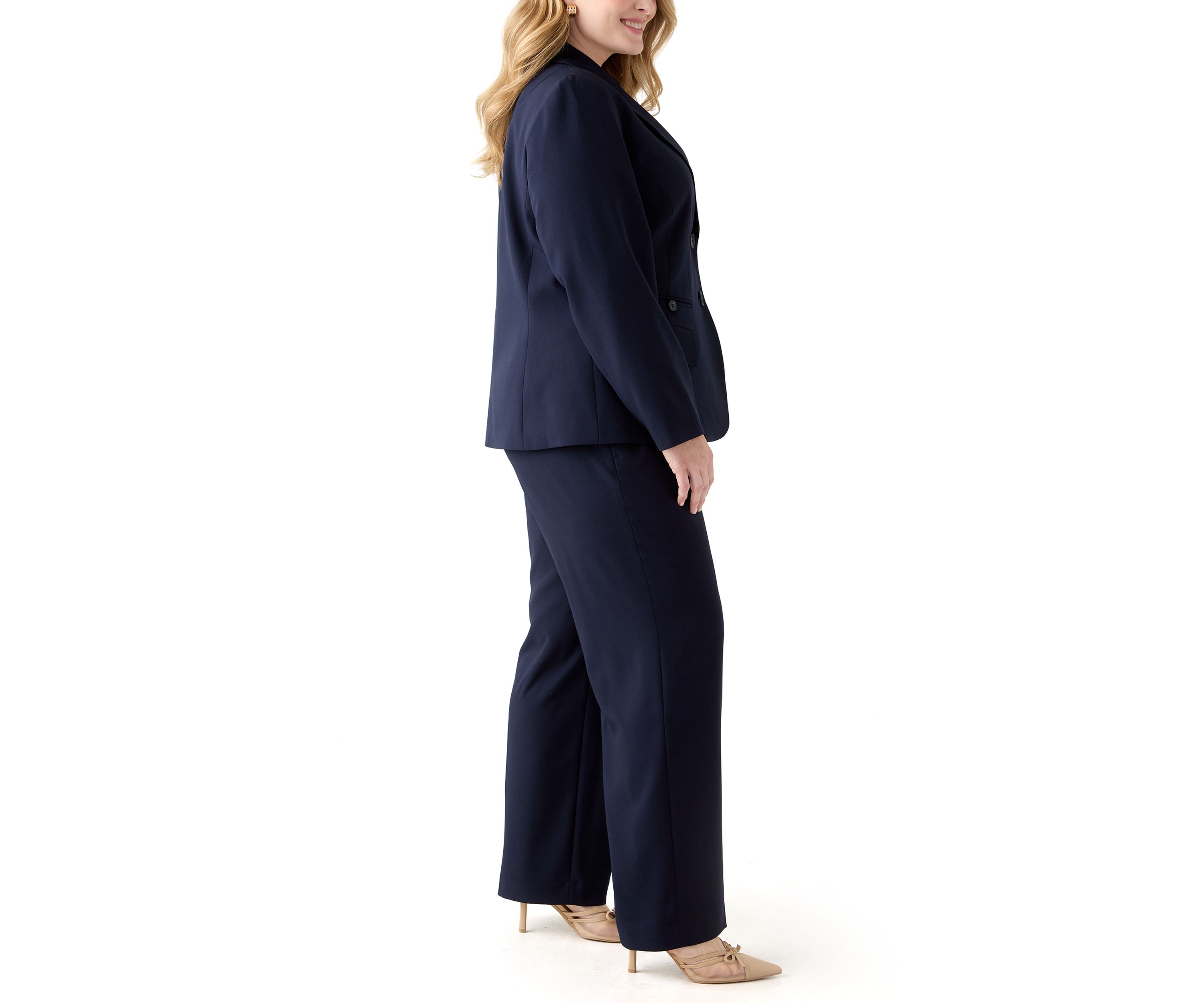 Four Pocket Jacket & Wide Leg Pant