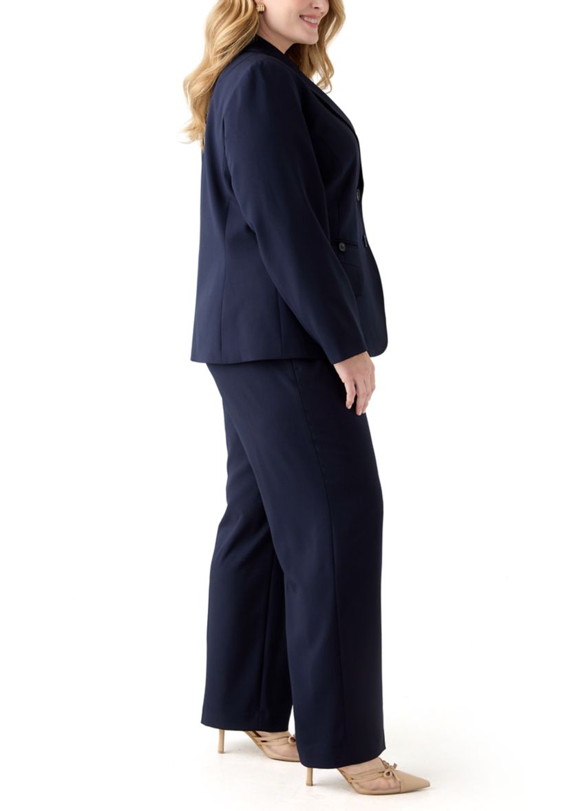 Four Pocket Jacket & Wide Leg Pant
