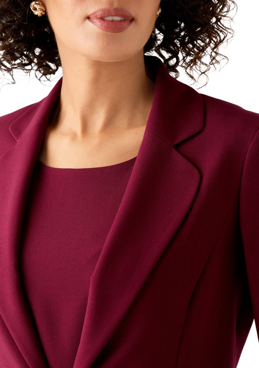 Long Coat & Basic Sheath Dress