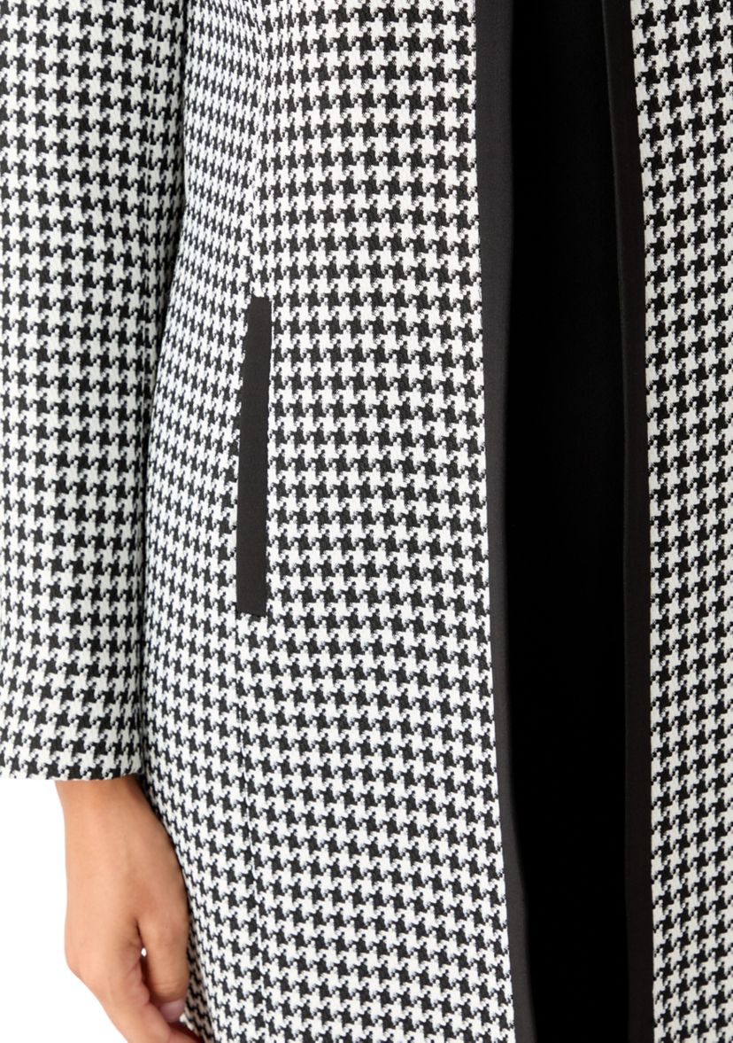 Houndstooth Topper with Framing & Sheath Dress