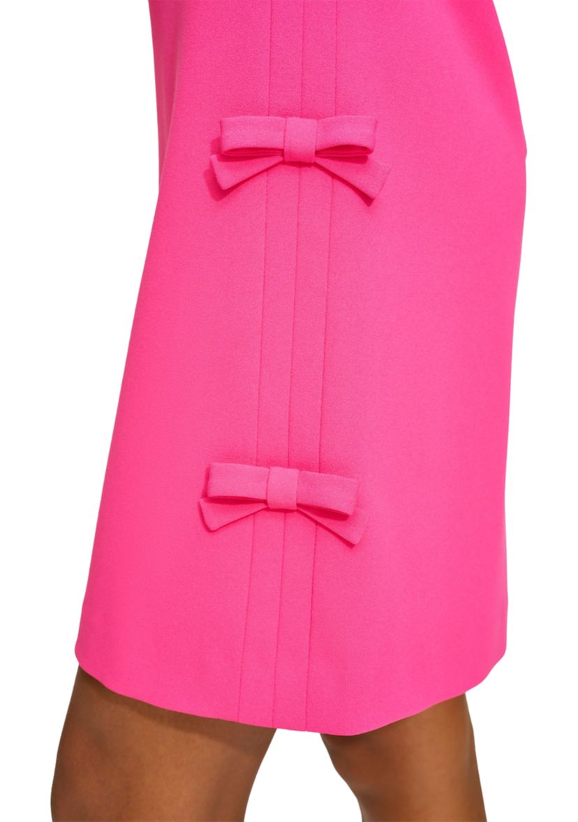 Womens Solid Square Neck Dress