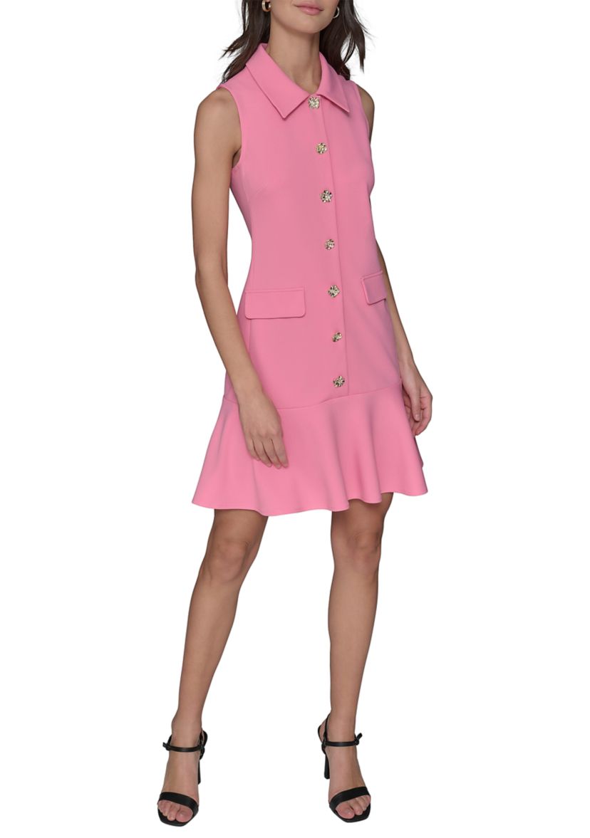 paris sleeveless mini dress Rani Arabella Women's Printed Paris Sleeveless Mini Dress