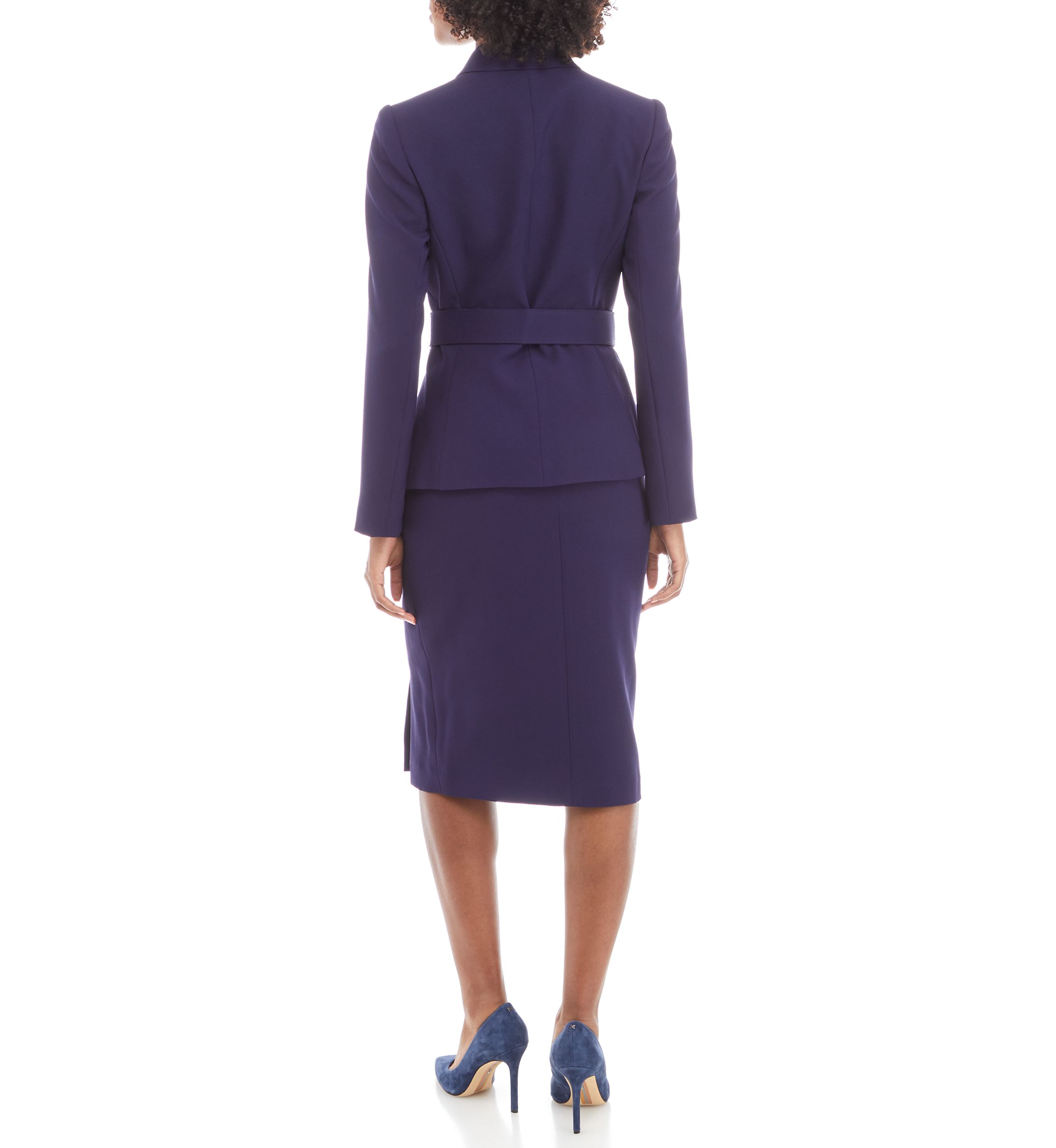 Nested Suit, Belted Jacket and Skirt