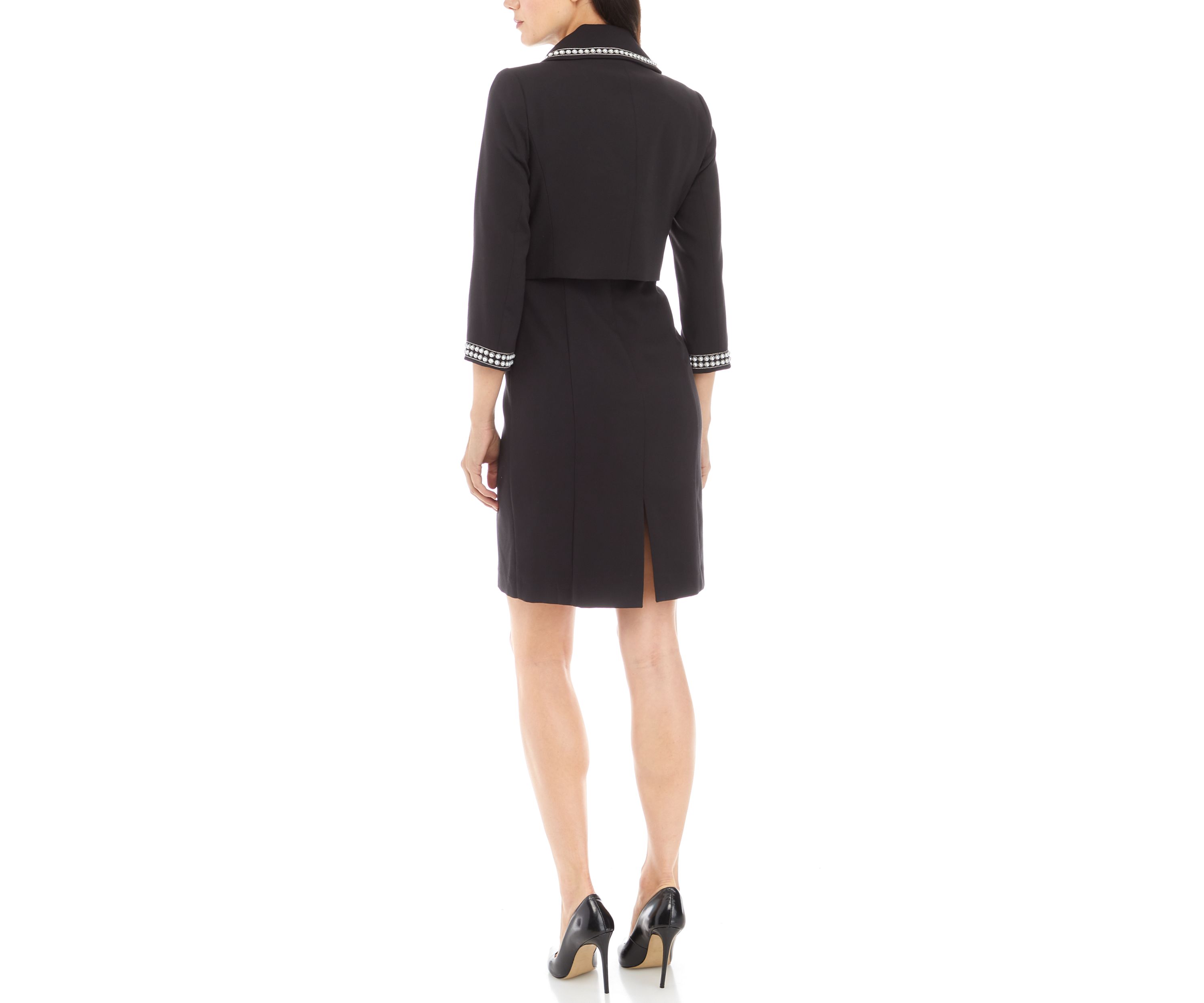 Nested Suit, Beaded Jacket and Dress