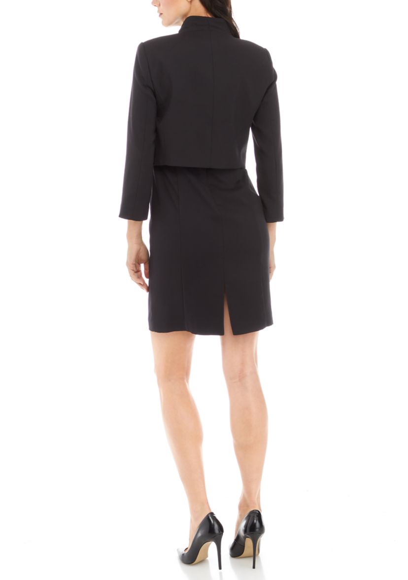 Nested Suit, Cropped Jacket and Dress