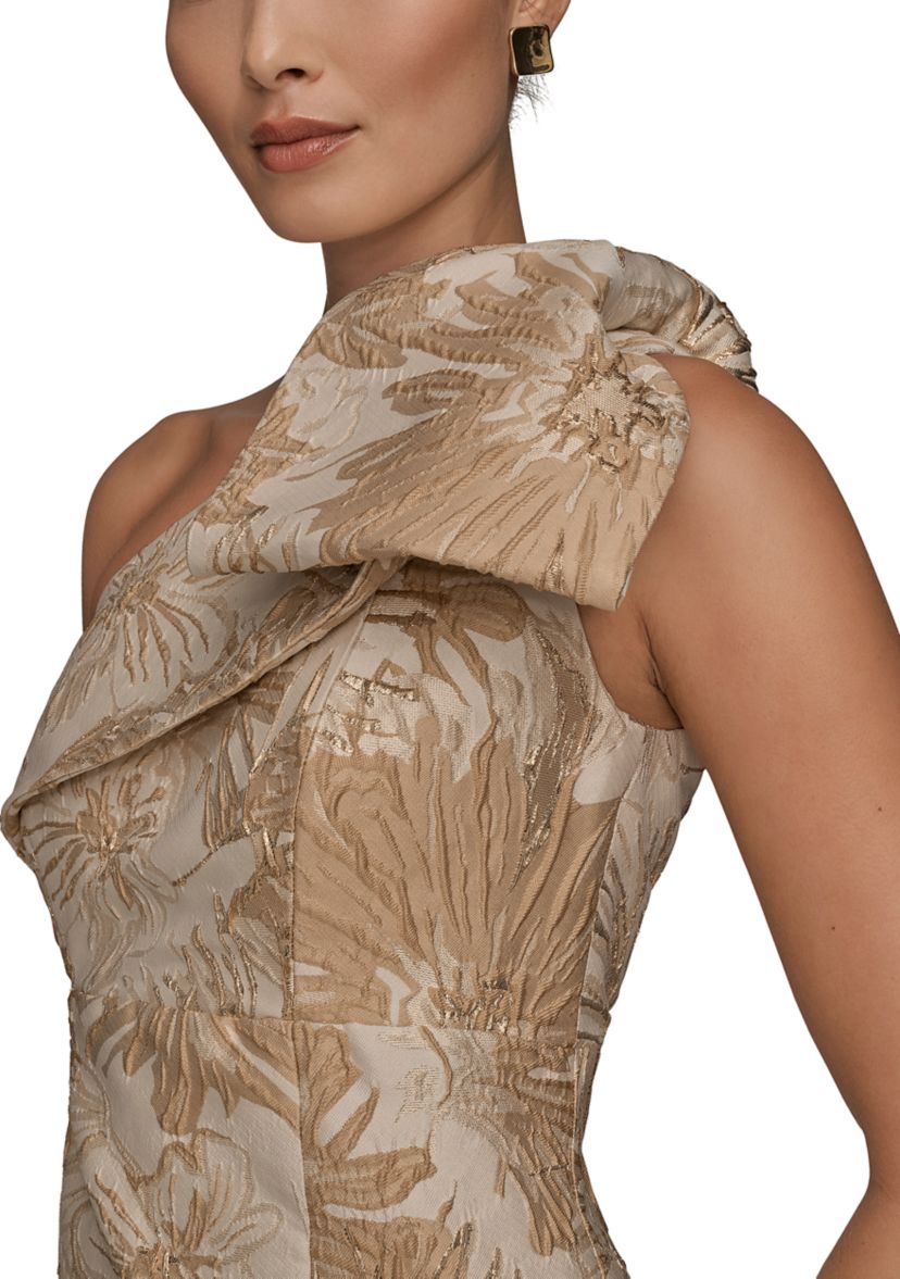 slim fit dress slacks Floral Sequin Tulle Midi Gown | Gown main image 1