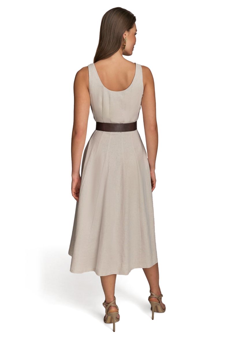 Womens Sleeveless Square Neck Maxi Dress 