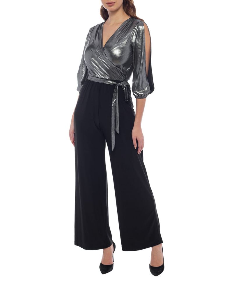 Cold Shoulder Wrap Top