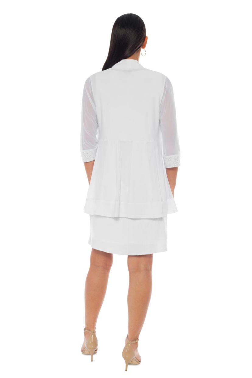 Power Mesh Dress/Jacket Combo