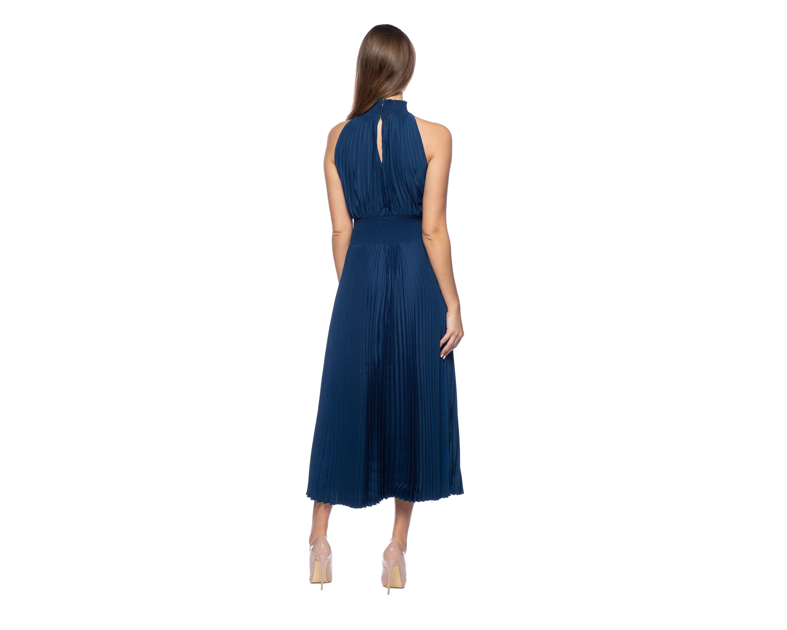 Sleeveless Pleated Dress