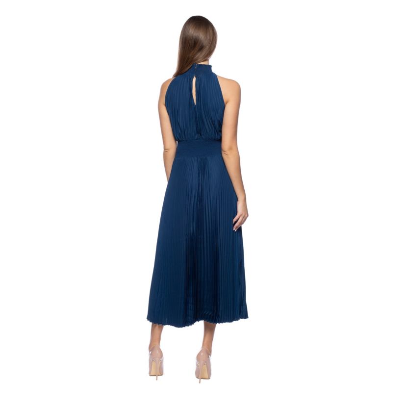 Sleeveless Pleated Dress