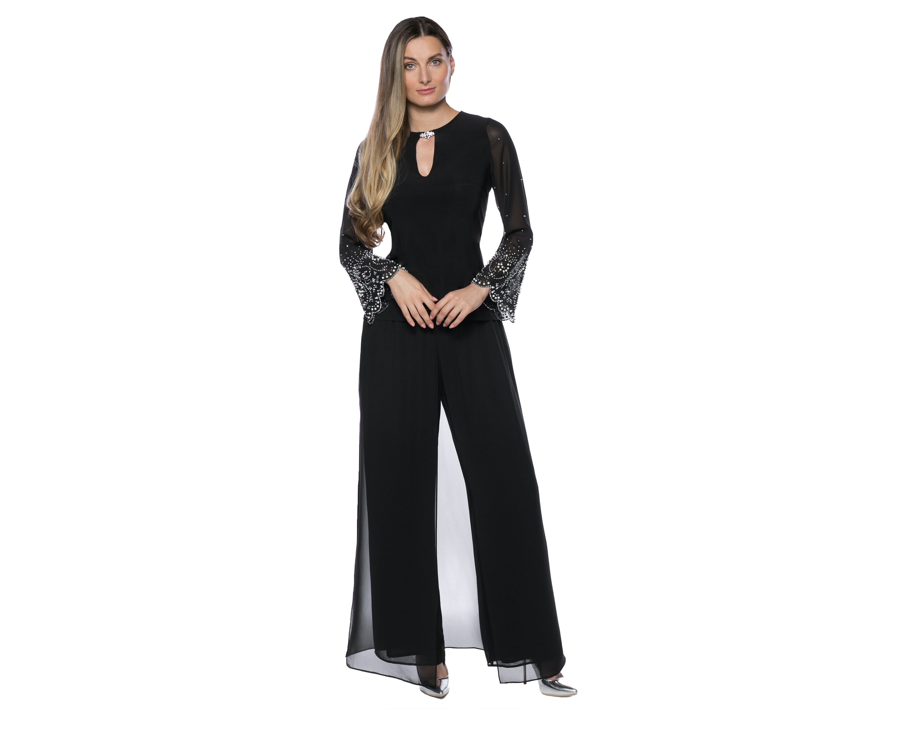 Keyhole  2-Piece Pant Set