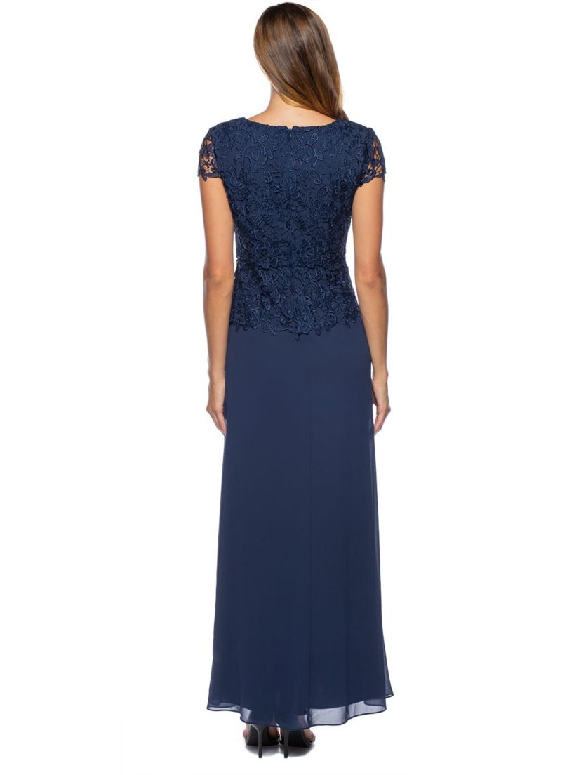 Cascade Ruffle Long Dress