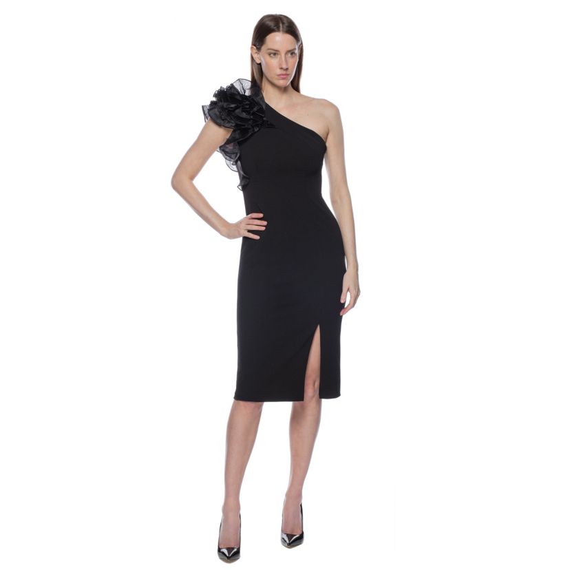 Ruffle One Shouder Dress