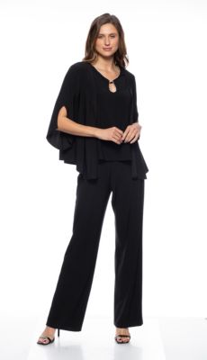 3Pc Keyhole  Jacket Pant Set