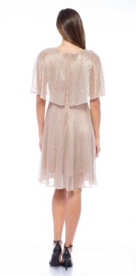 Caplet Midi Dress Pleated