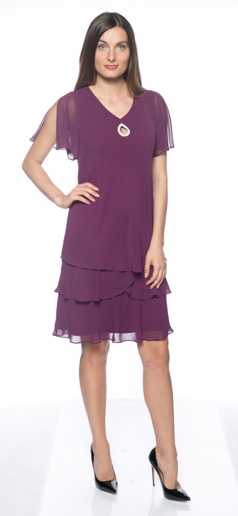Short Hmc Tiered Dress