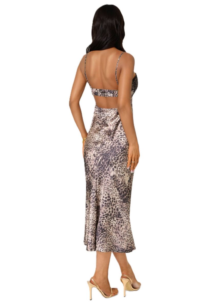 knee length dresses for ladies Bell Sleeve Open Back Lace Dress