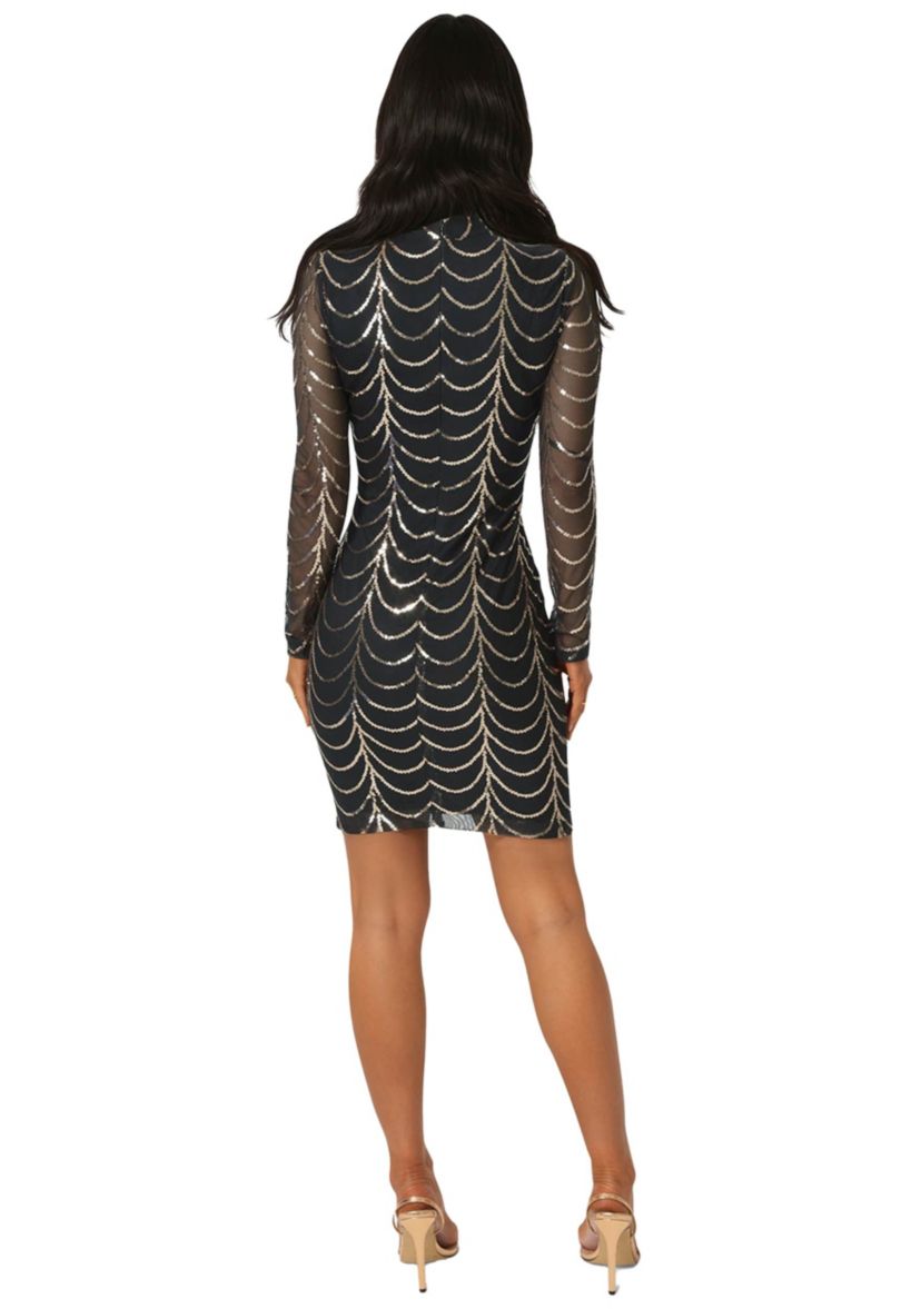 bebe black mini dress Bebe Women's Fitted Mini Denim Dress, Size Medium in Black Leather/Cotton/Spandex