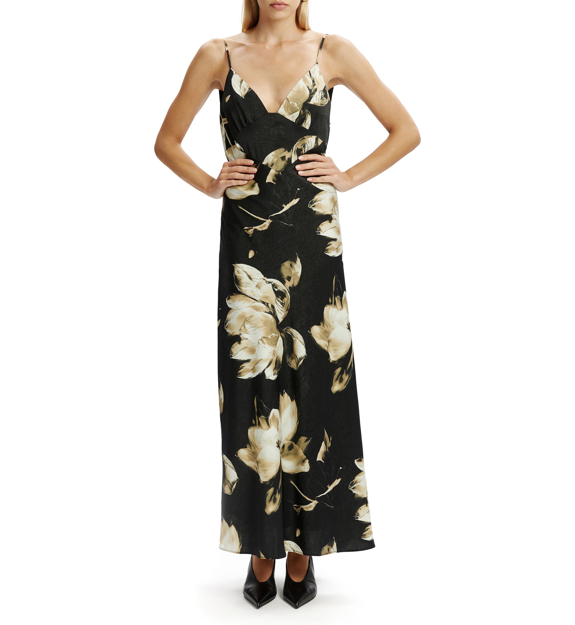Womens Capri Printed Slip Dress