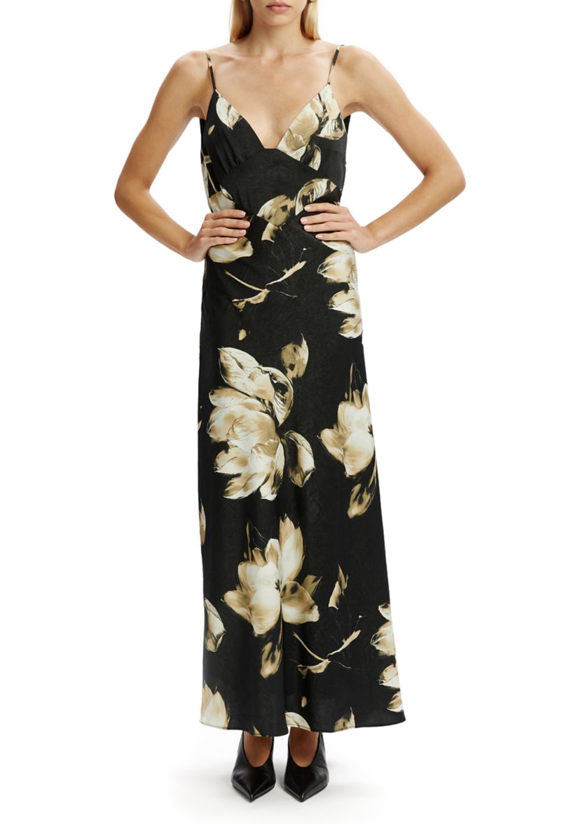 Womens Capri Printed Slip Dress
