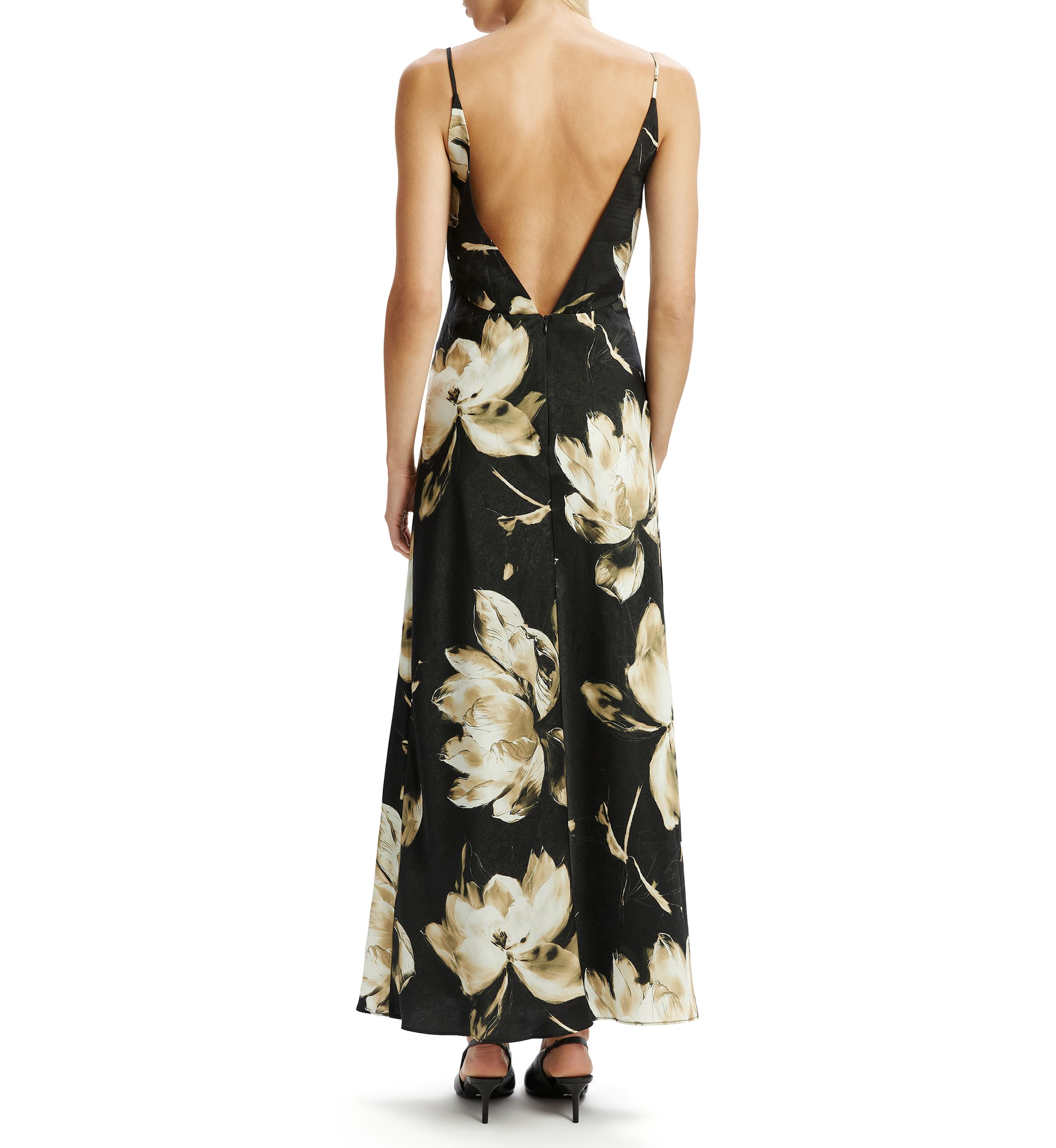 Womens Capri Printed Slip Dress