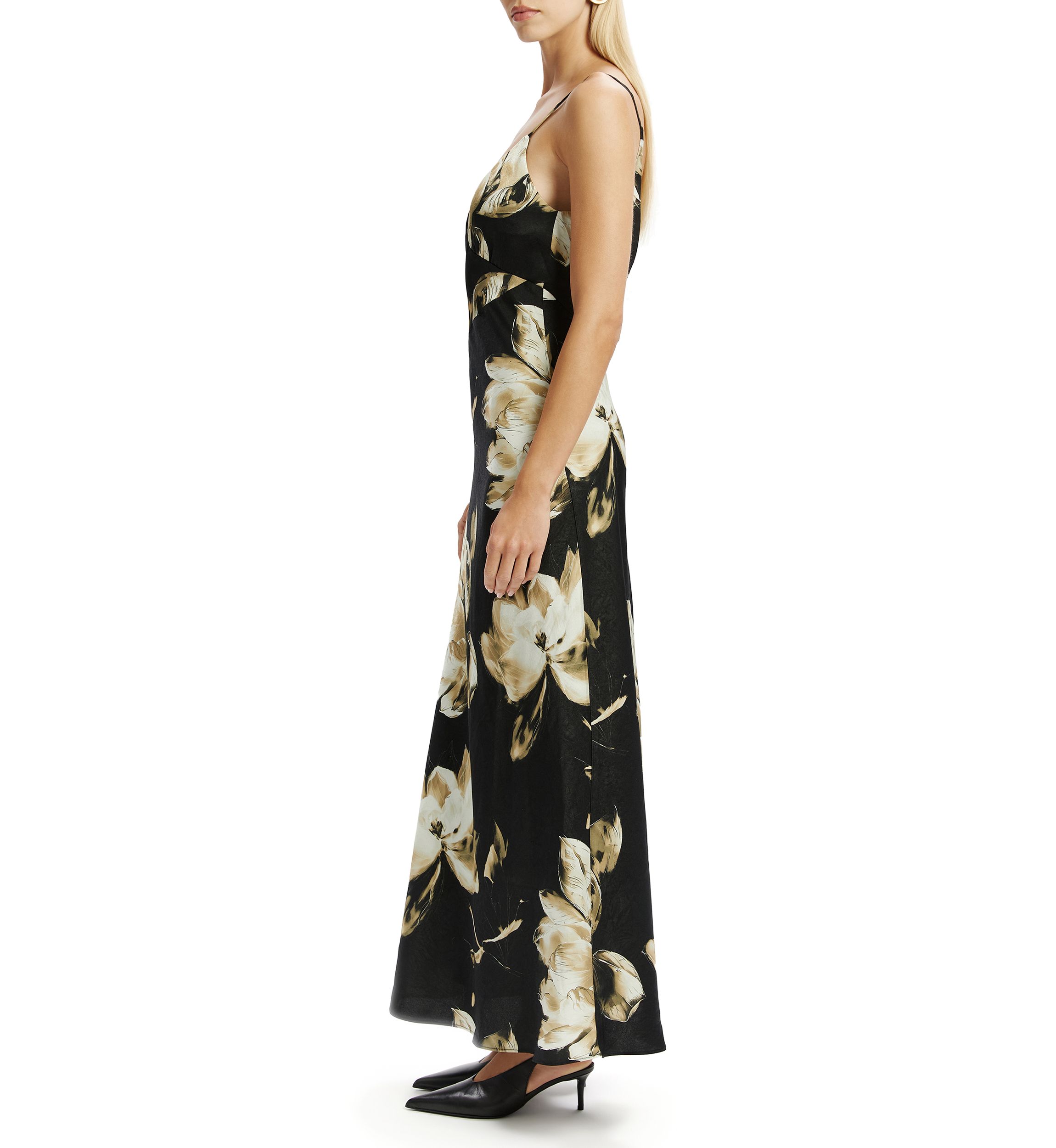 Womens Capri Printed Slip Dress