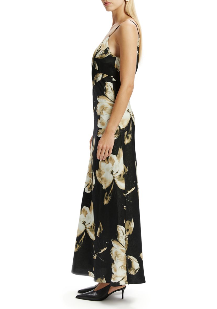 Womens Capri Printed Slip Dress
