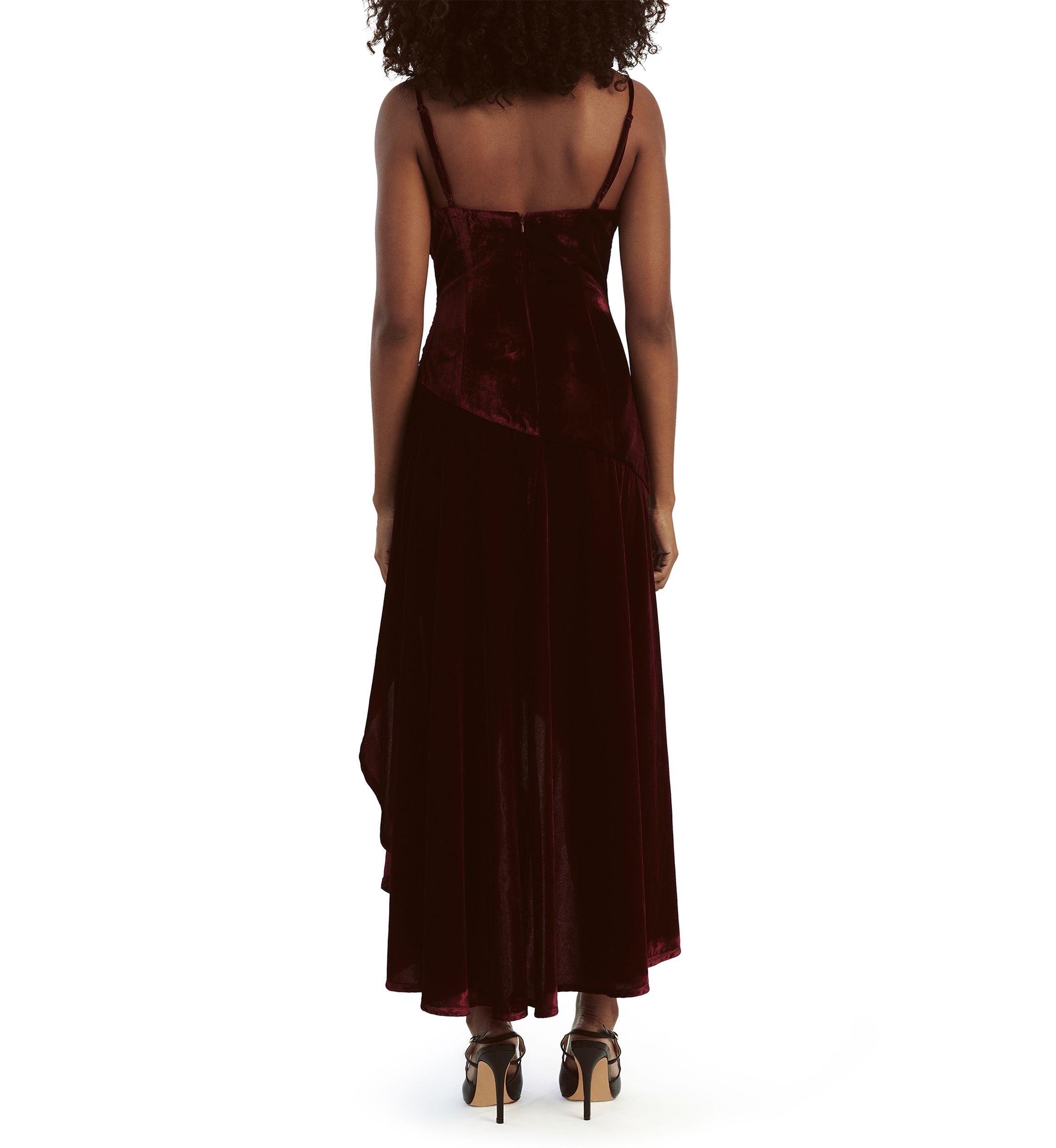 Womens Sorella Velour Midi Dress