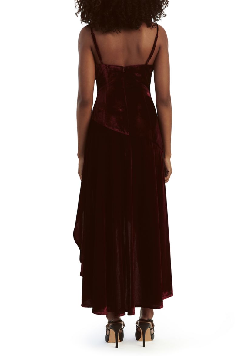 Womens Sorella Velour Midi Dress