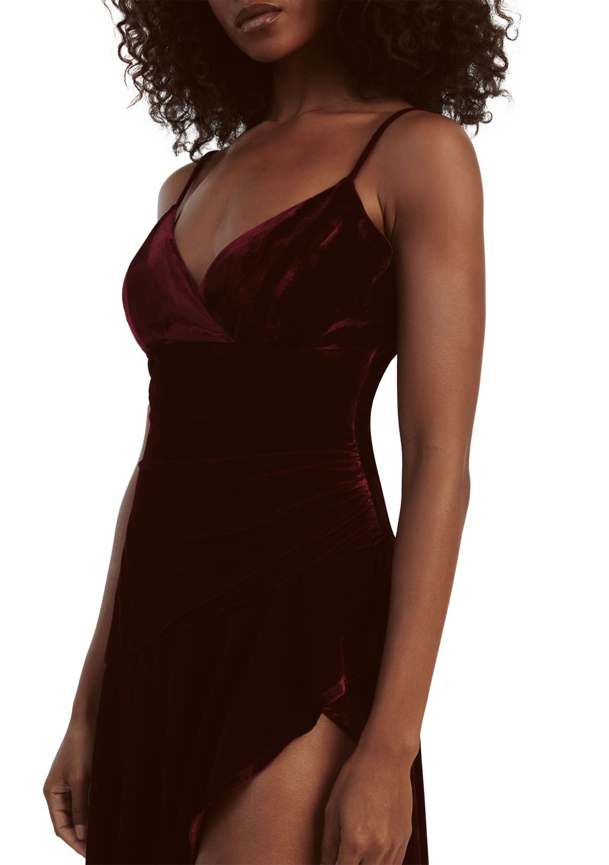 Womens Sorella Velour Midi Dress