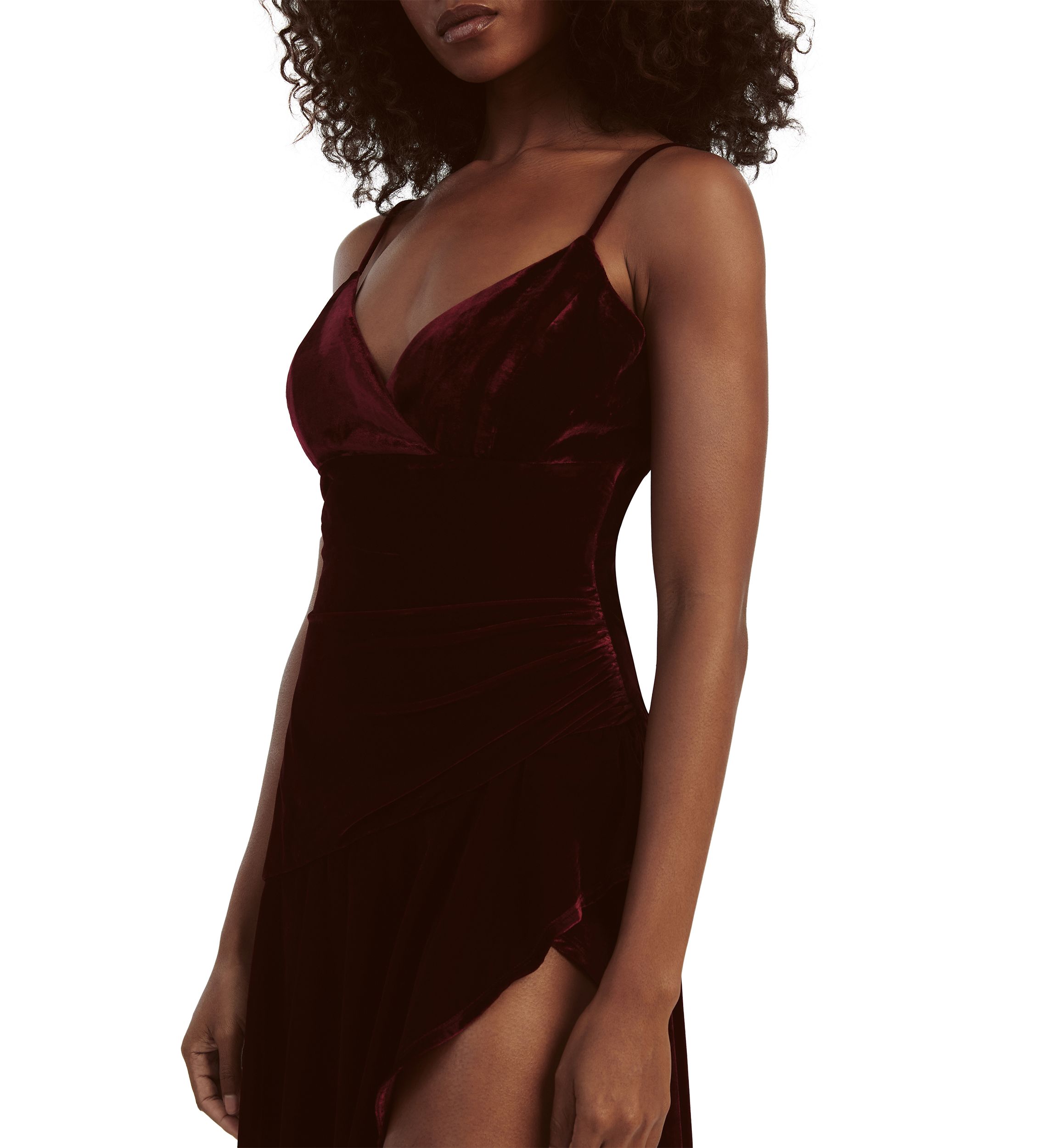 Womens Sorella Velour Midi Dress