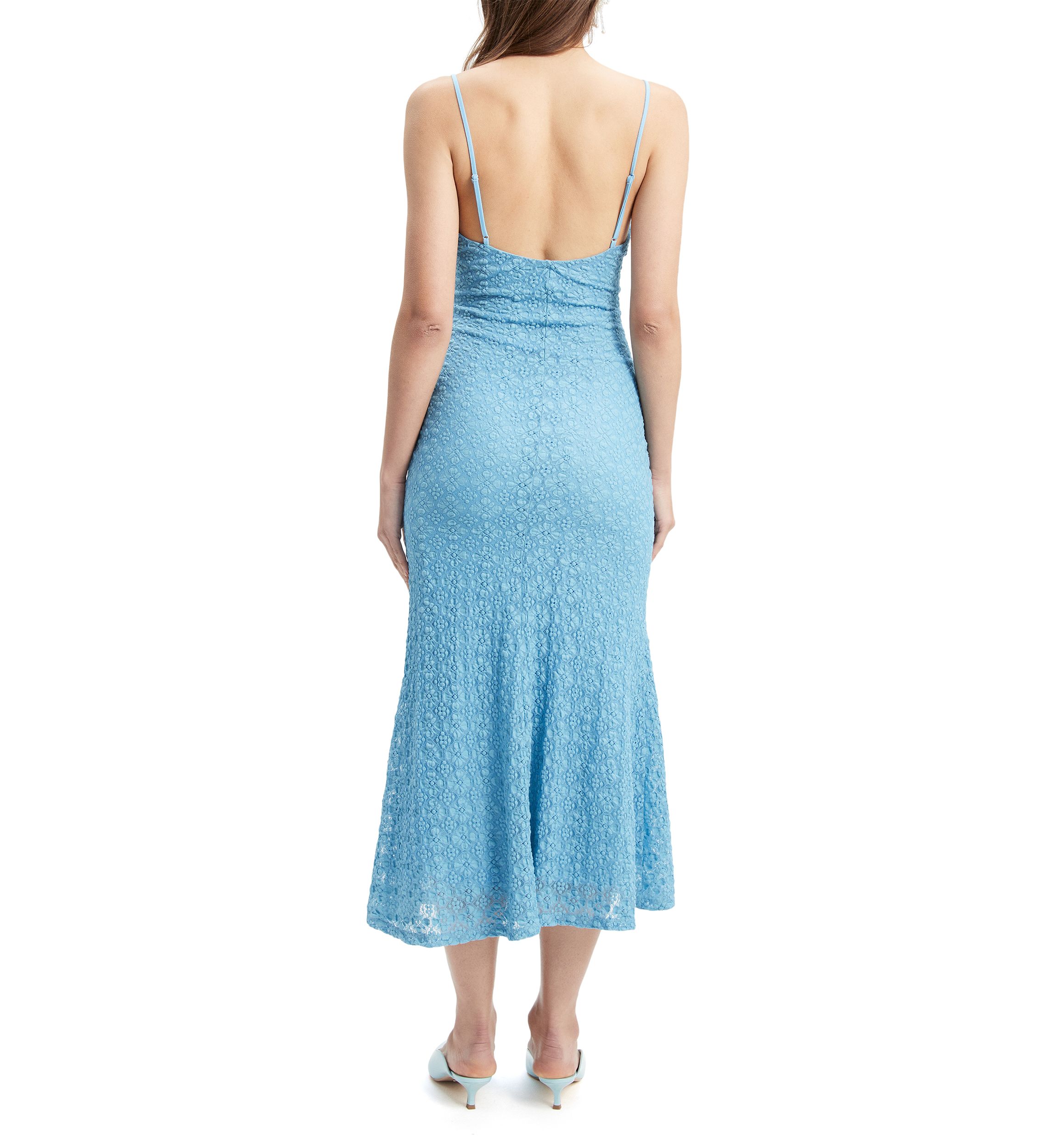 Womens Adoni Mesh Midi Dress