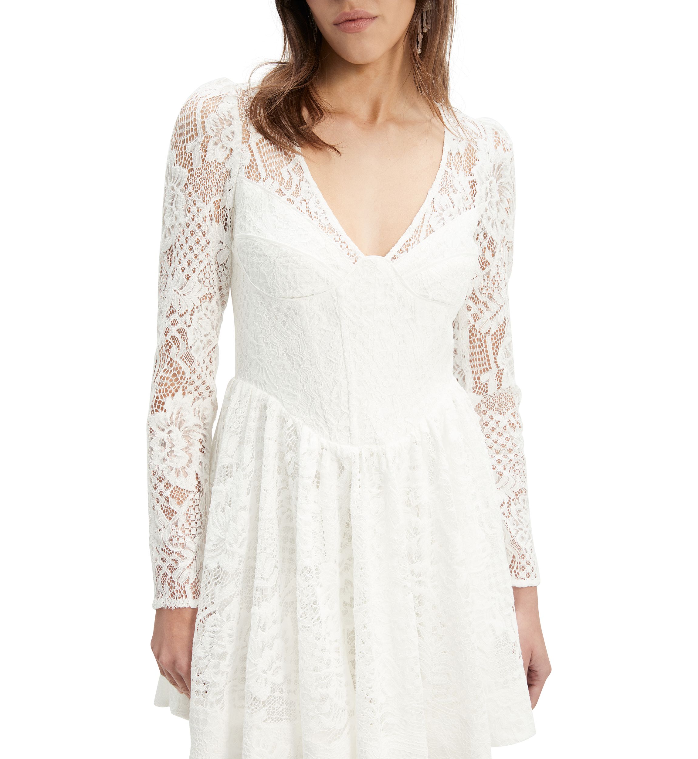 Womens Ellie Lace Corset Dress