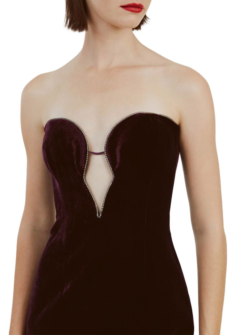 Womens Lilah Sleeveless Sweetheart Neck Solid Midi A-Line Dress