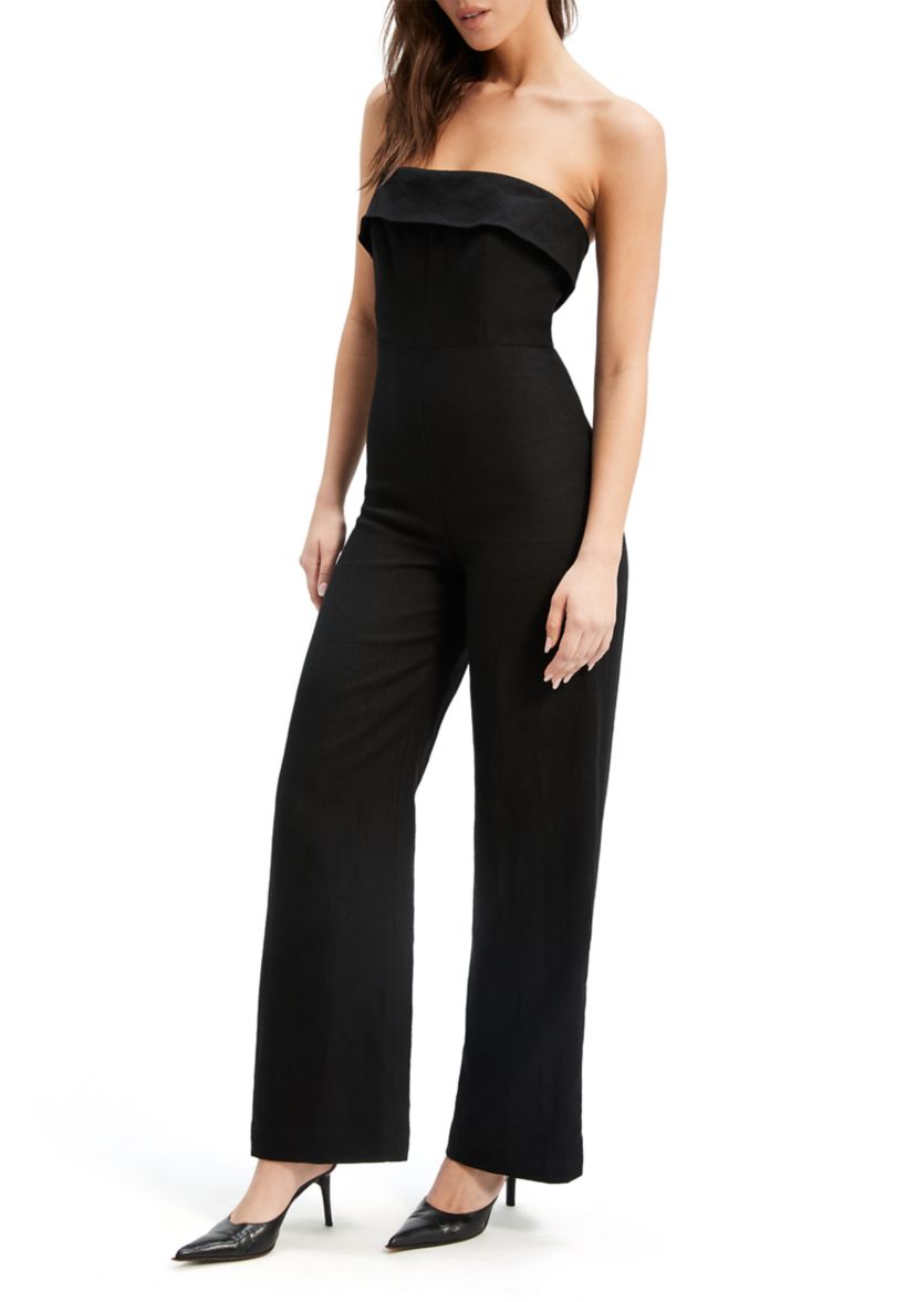 Womens Brigitta Linen Jumpsuit 