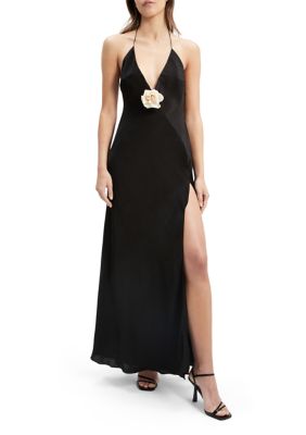Bardot | Women's Aradia Sequin Halter Slinky Dress | Women | Light