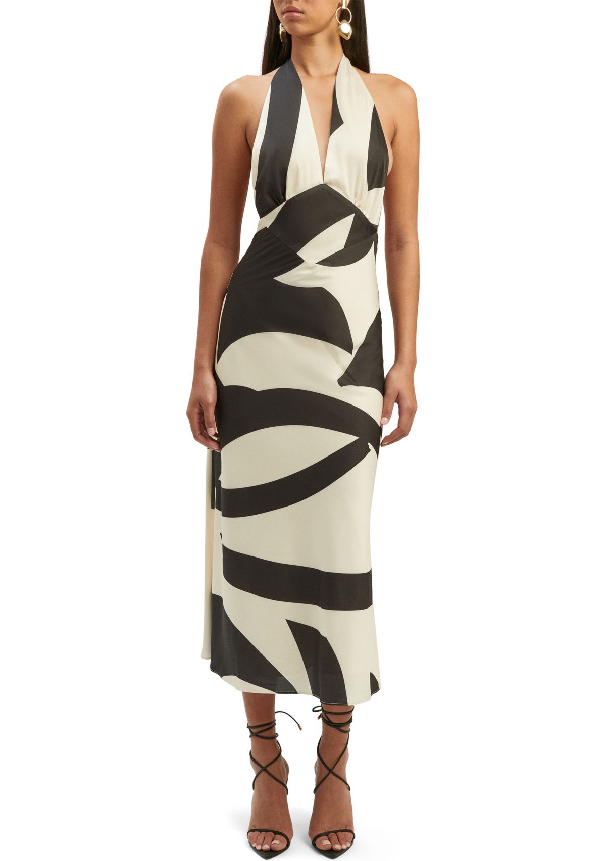 Womens Citron Midi Dress